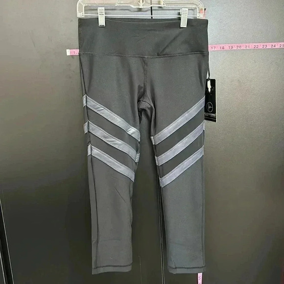 90° By Reflex High Waist 7/8 length athletic leggjngs,mesh accent,moisture wick - Picture 1 of 9